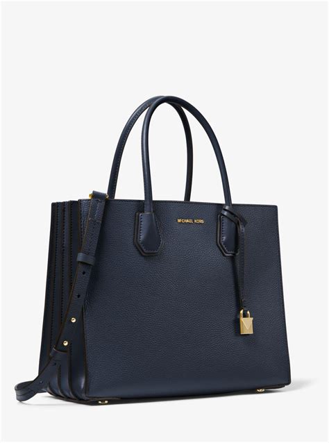 michael kors mae tote mercer pebble|Michael Kors mercer bag large.